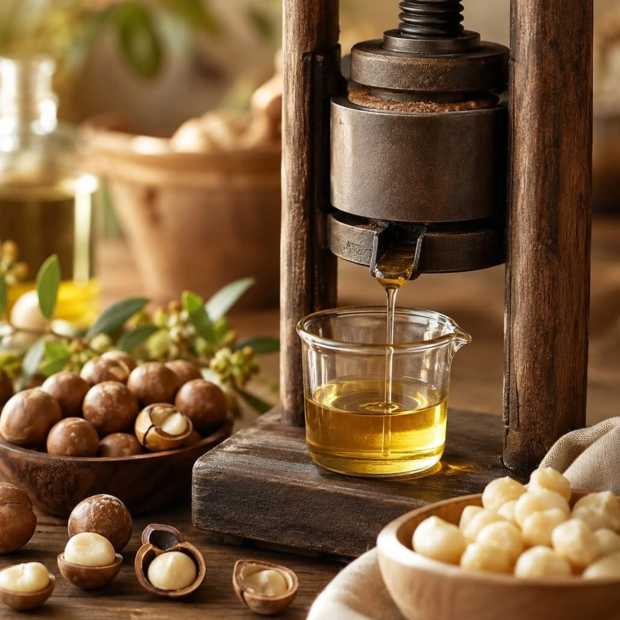 macadamia oil extraction process