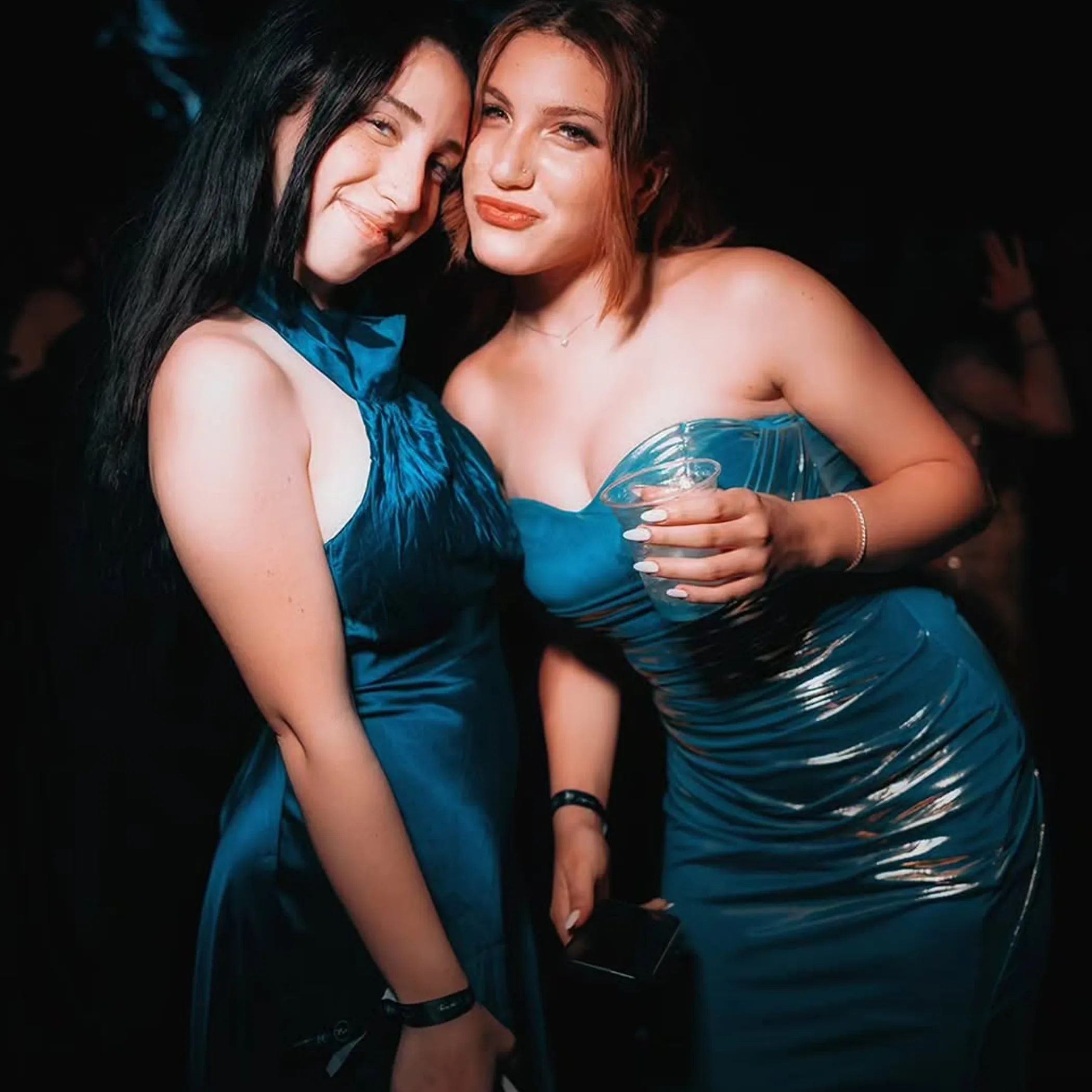 clear nightclub scene