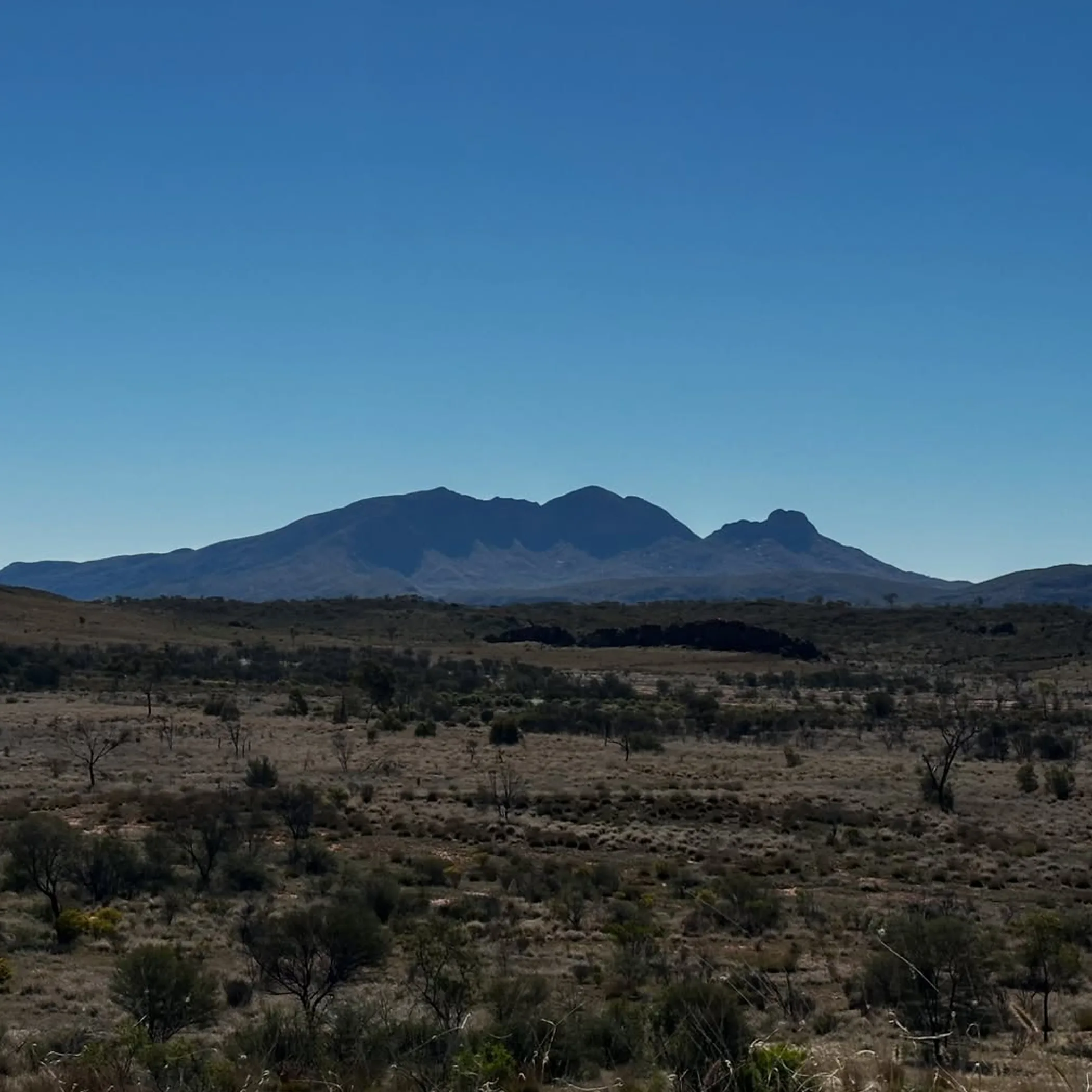 mt sonder in the larapinta outback