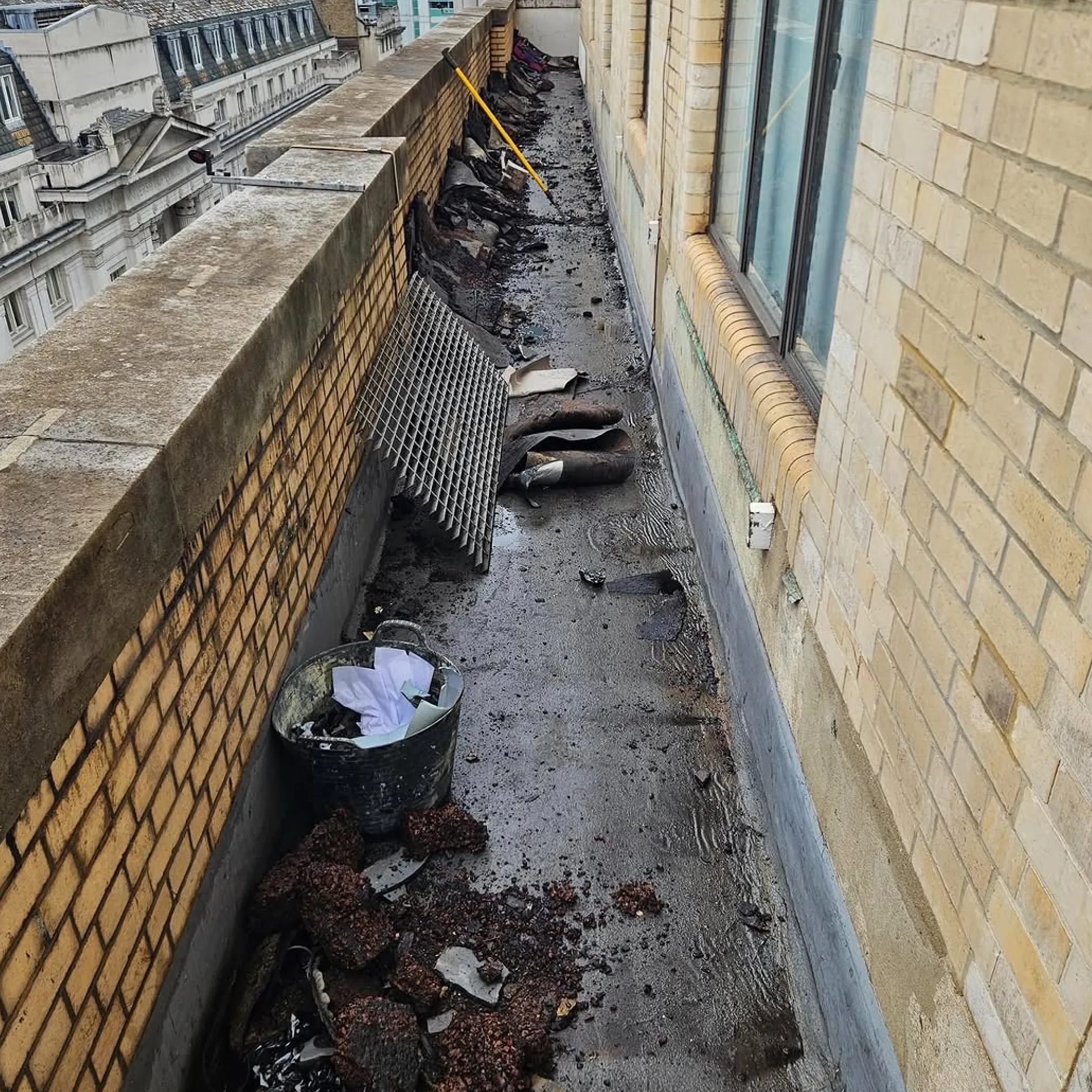 deteriorated balcony surfaces and waterproofing