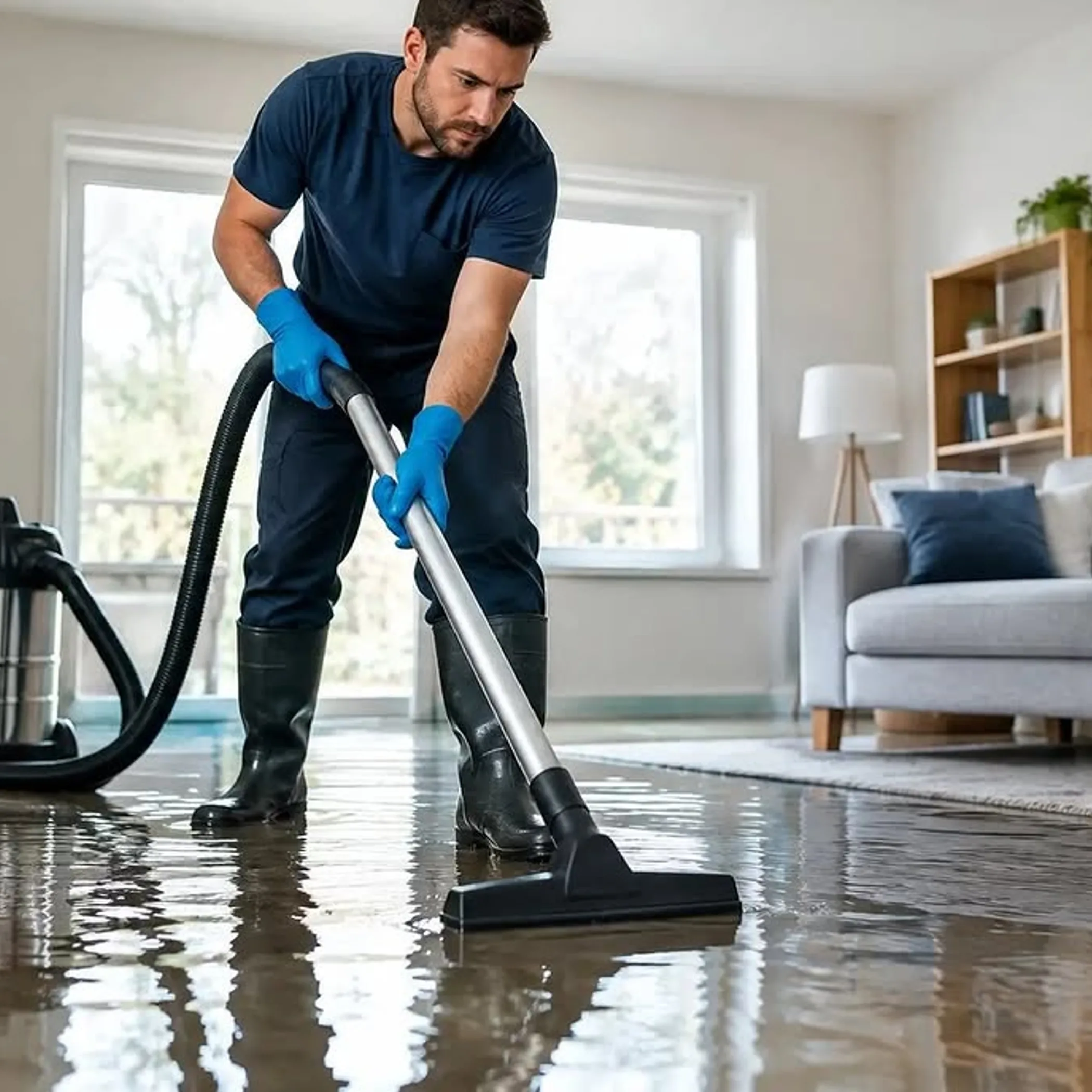 indoor floodwater removal